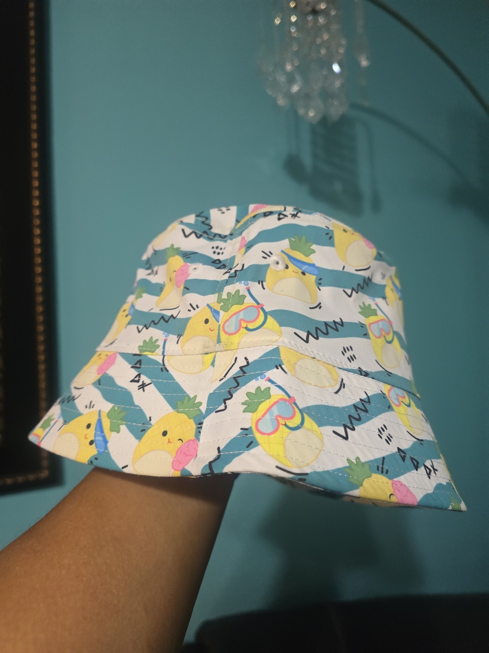 Squishmallows Maui Pineapple Bucket Hat
